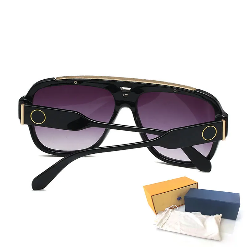 Millionaire Womans Gafas de sol Moda Gradiente Hombres Gafas de sol Protección UV de lujo hombres Gafas de diseñador Bisagra de metal ojo mujeres nglasses con caja original 0970s