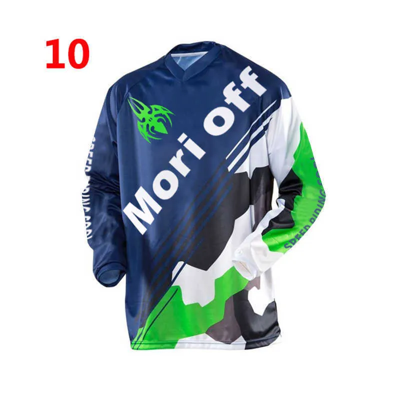 Morioff 2021 maglia da discesa moto DH maglia DAIWA a maniche lunghe in sella a camicia da bici locomotiva off-road mountain bike bicycl H1020