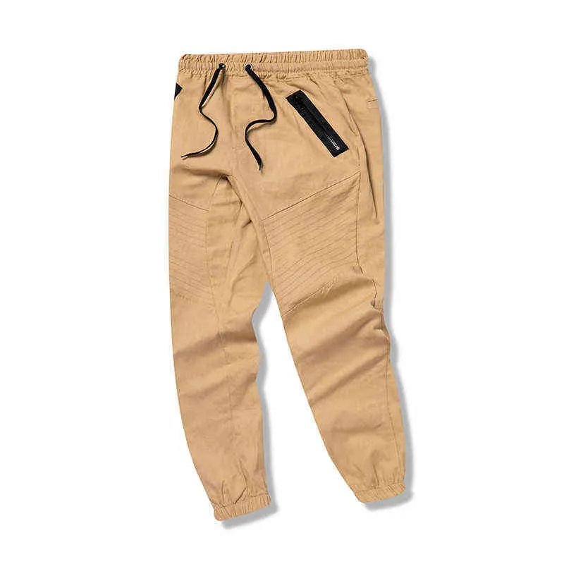 Nieuwe joggers vrachtbroek mannen herfst multi-pocket hiphop harem casual broek heren massief broek harajuku straat mannelijke joggingbroek H1223