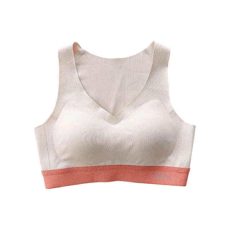 Non Shock Stable Protection Bra Water Absorption Perspiration Ventilation Cool Underwear Elastic Comfortable Quick DryingBra 211116