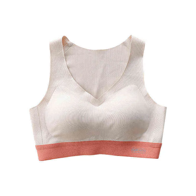 Reggiseno di protezione stabile antiurto Assorbimento d'acqua Traspirazione Ventilazione Biancheria intima fresca Elastico Confortevole Reggiseno ad asciugatura rapida 211116