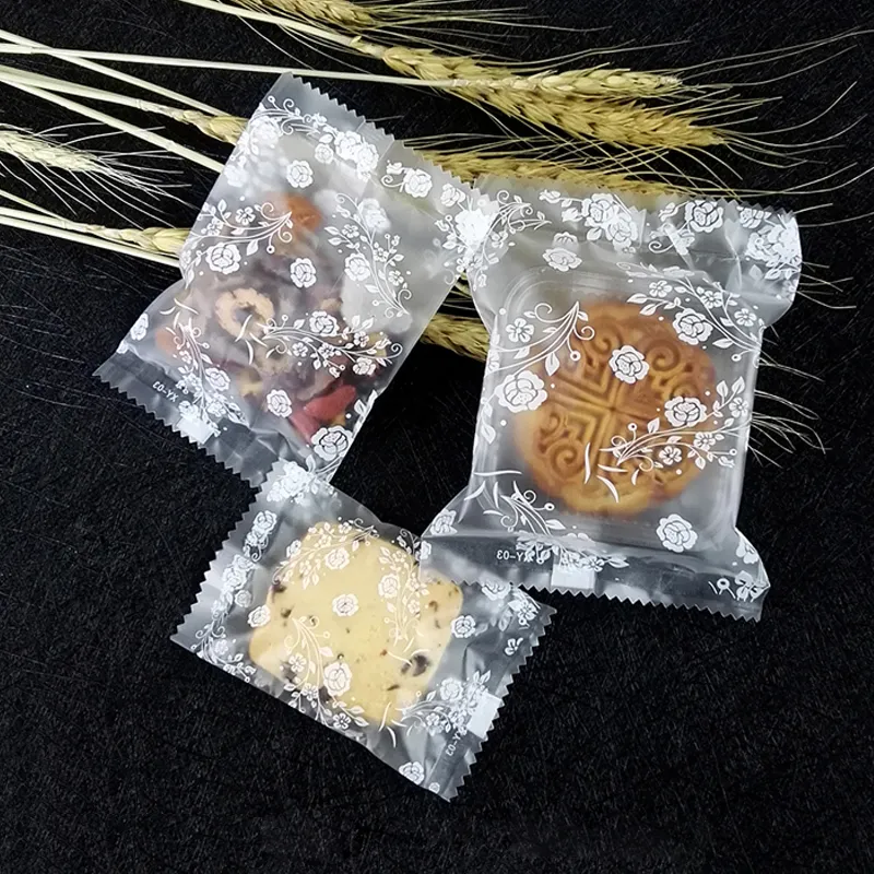 schöne Plastikbeutel Heat Seal Geschenkverpackungstaschen für Cookie Candy Tea227d4078777