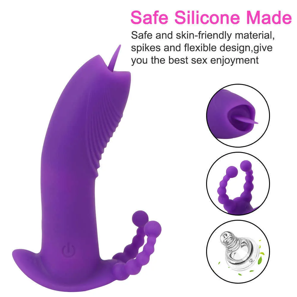 Massage Produkter 12 Modes Oral Sug Dildo Vibratorer Clitoris Stimulator Tongue Licking Vibrator Kvinna Masturbator Sexiga Leksaker För Kvinnor