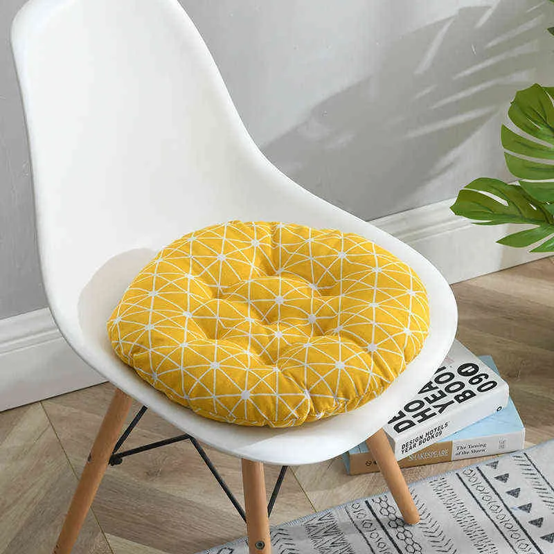 Okrągłe krzesło poduszka zagęścić poduszki na świeżym powietrzu poduszki podłogowe poduszki poduszki wystrój domu biura krzesło poduszka poduszka 211110