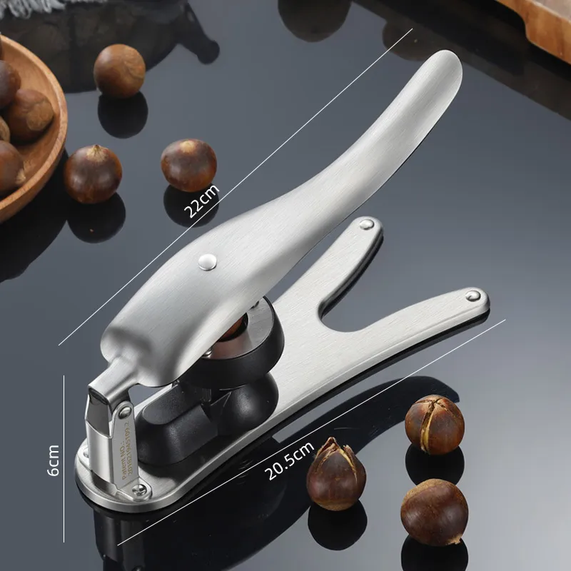 밤나무 오프너 빠른 손 압력 304Stainless Steel Chestnut Shell Multifunction Walnut Clip Scombing Quality 2103193053