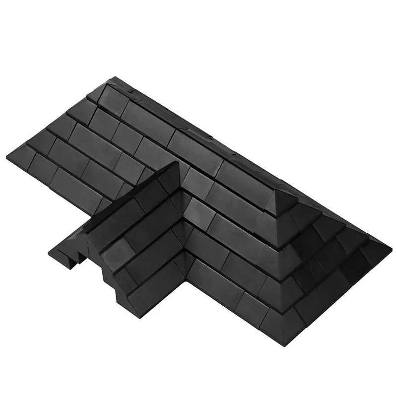 MOC DIY Roof Tiles Pack Brick Pack Enlighten BlockBrick Set Compatibile con altri assemblaggi Particelle Nessuna istruzione H0917