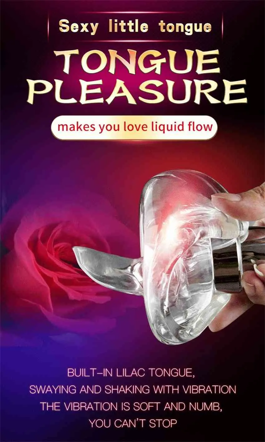 Strong Vacuum Oral Sucking Pump Vibrator Tongue Licking Pussy Clitoris Nipple Vagina Stimulator Electric Sex Toys for Women 2103268189334