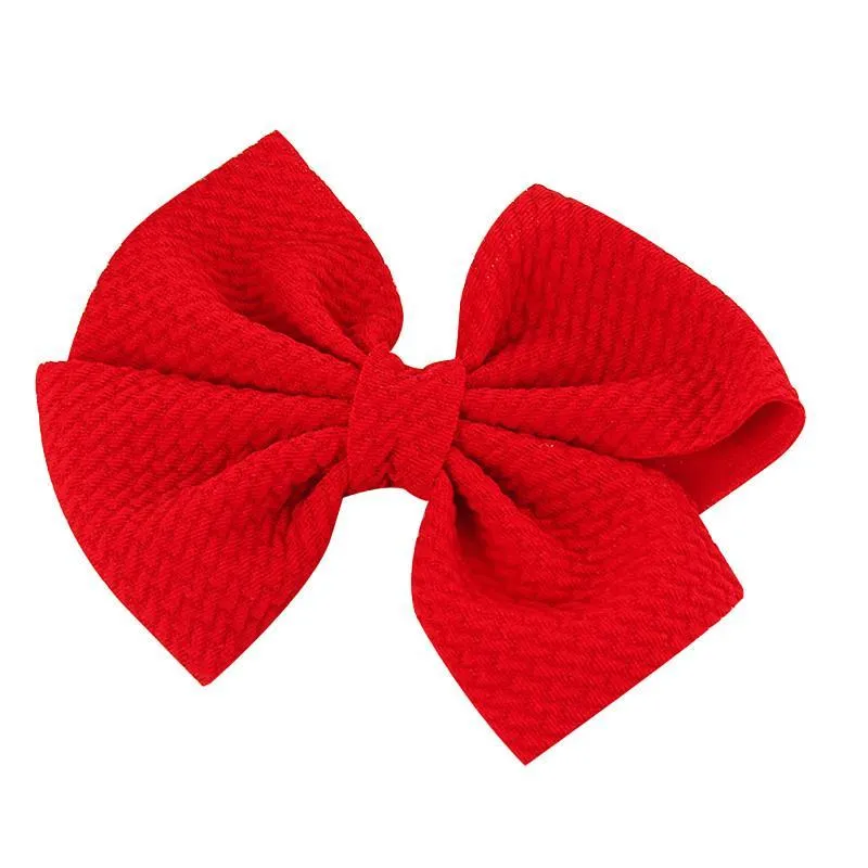 Haaraccessoires 30 stks Kleuren Solid Grosgrain Lint Bows Clips Haarspeld Meisje Boutique Clip Headware Kids