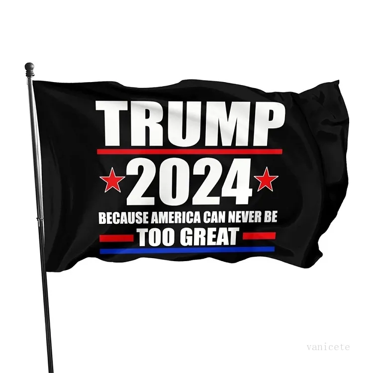 5 Style 2024 Drapeau Trump 90 * 150cm Élection présidentielle américaine Drapeau Polyester Matériel Trump 2024 Drapeaux Bannières T2I52072
