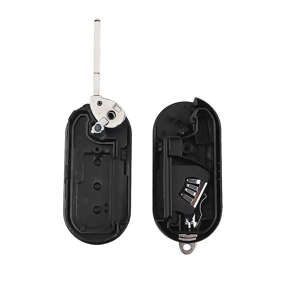 Étui pour clé télécommande pliable à 3 boutons, coque pour FIAT 500 Panda Punto Bravo, alarme de voiture sans clé SIP22 blade 4283053