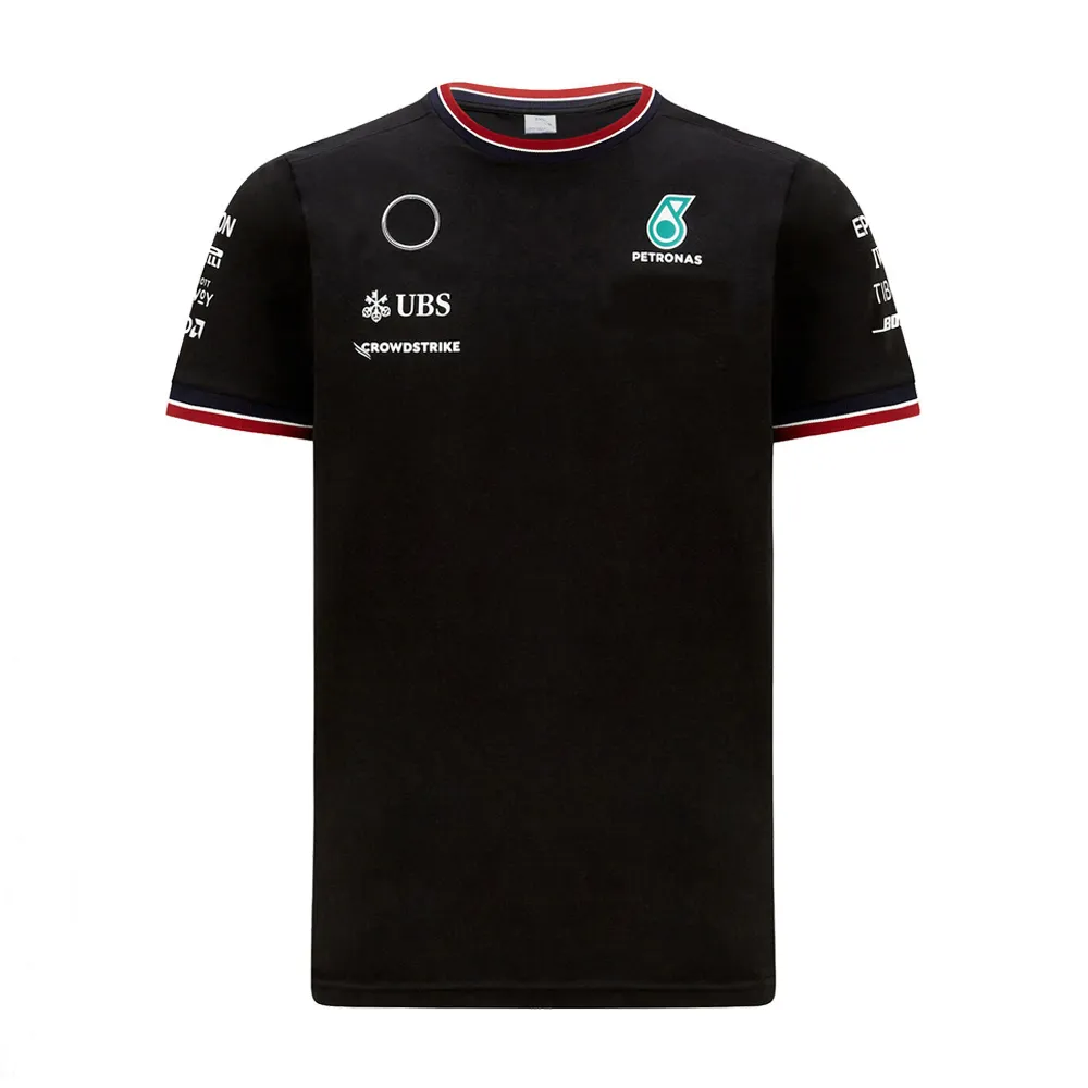 T-shirt Locomotive Moto Racing Lewis Hamilton F1 Team Suit Manica corta Petronas Fan uomo e donna