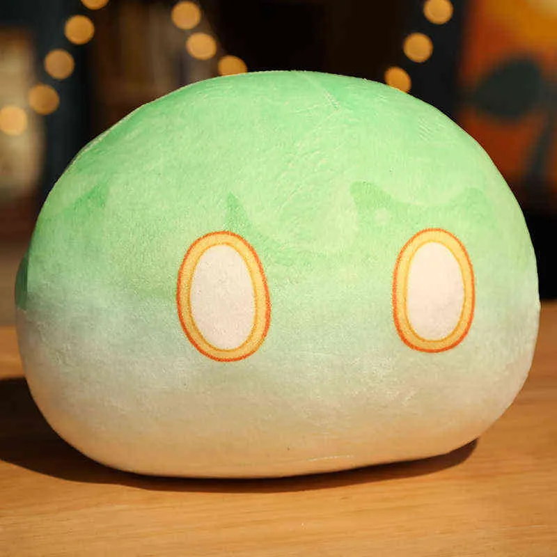 anime genshin impacto slime pelúcia chaveiro cosplay bonito lance punhado brinquedos dos desenhos animados aniversário presente de natal y220224322k