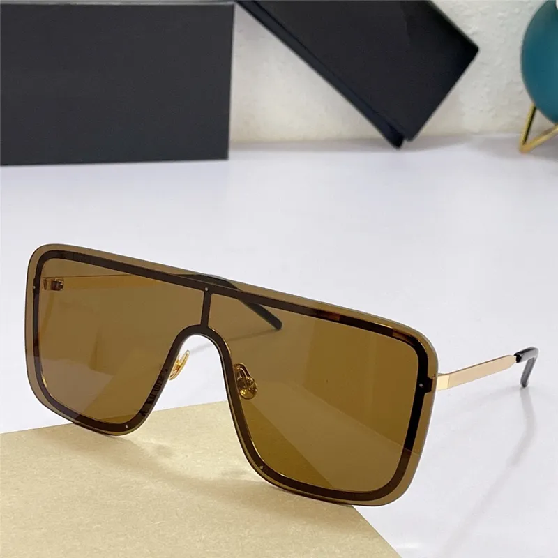 Nowa wysokiej jakości SL364 Kobiety Mężczyźni Okulary przeciwsłoneczne Popularne obiektyw Ochrony UV Styl Letni Styl Big Square Metal Ramka Steampun303v
