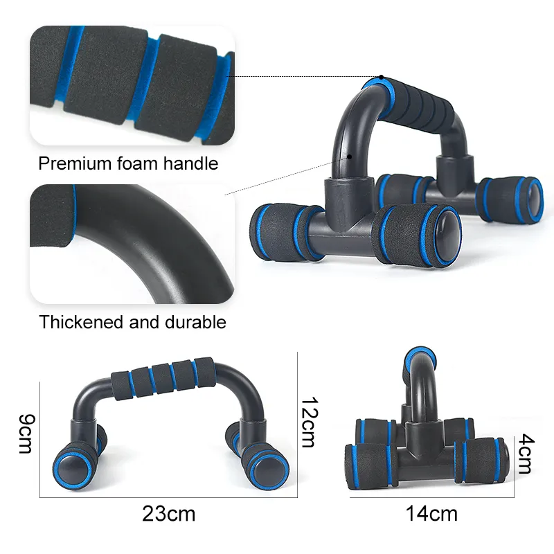 Braccio Fitness Push Up Stand Bar Rack flessioni a forma di S Esercizio flessioni Body Building Home Gym Allenamento muscolare Professionale Unisex X0524