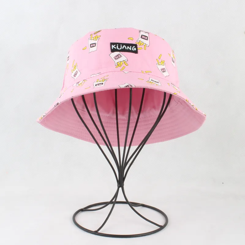 Panama seau chapeau hommes femmes été seau casquette banane imprimé jaune chapeaux Bob casquettes Hip Hop Gorros pêche pêcheur Hat4489823