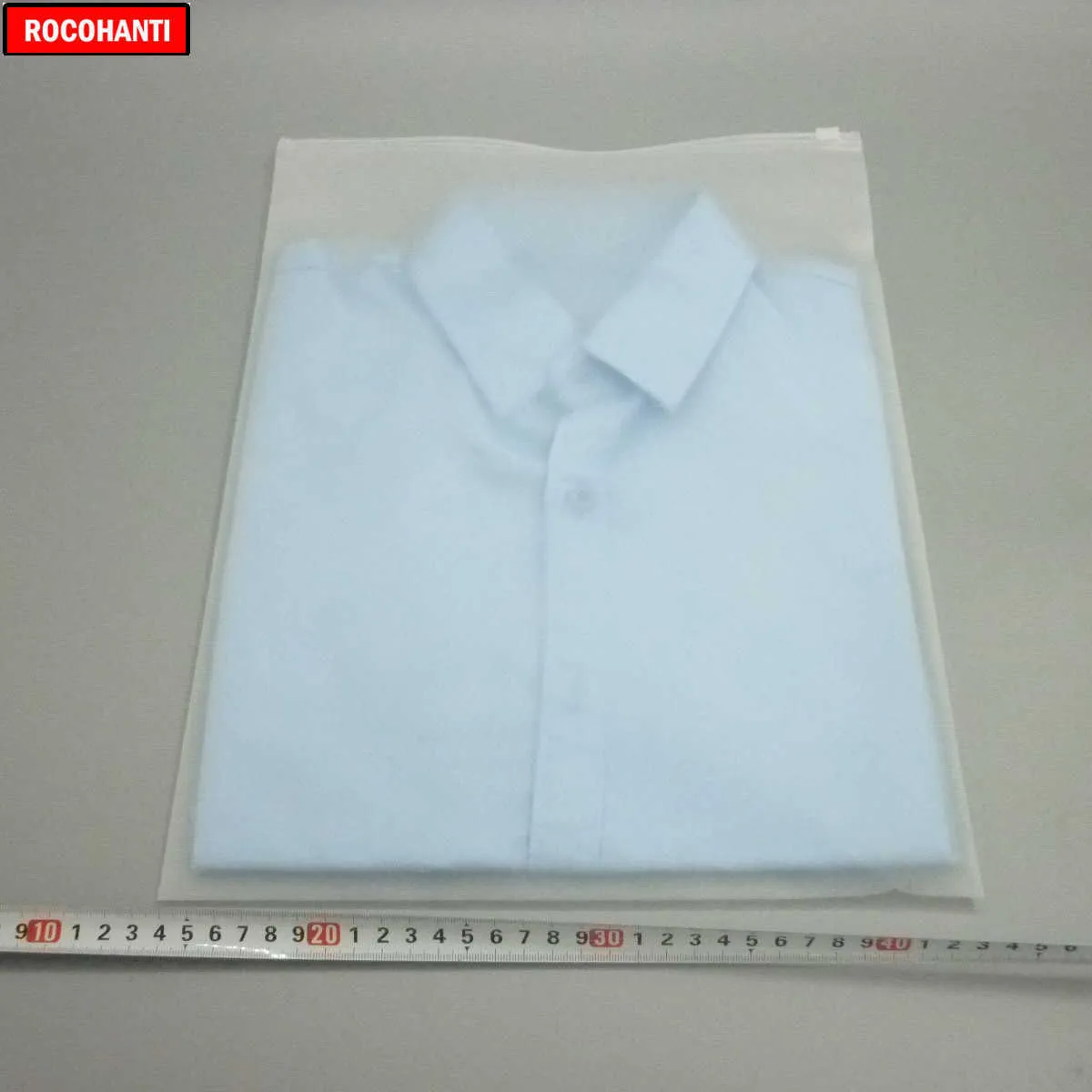 100X Zip-lock Rits Top matte plastic zakken voor kleding T-Shirt Rok retailverpakking opbergtas bedrukking op maat Y0712229g