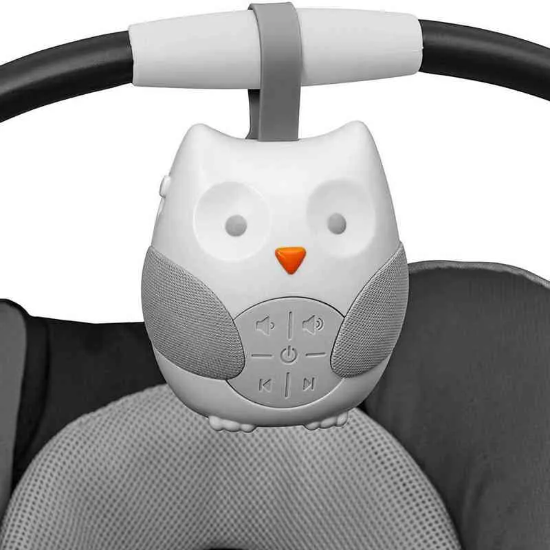 Owl Music Lamp Wireless Bluetooth Speaker Player RGB LED Night Light USB Rechargeable Silicone Bird Lamp for Children Baby Gift G1224