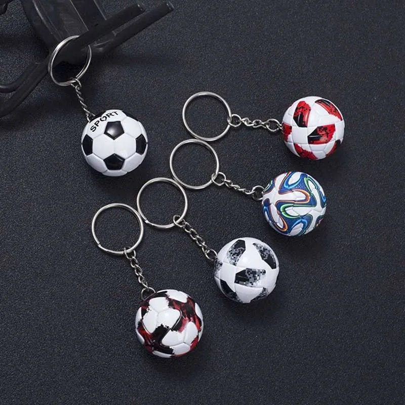 3D Sports Football Key Chains Sulirs Pu