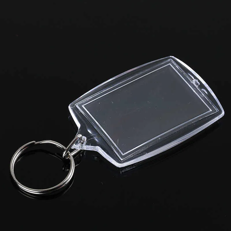 / kit keychain keychain em branco inserir chaveiro anel chaveiro insira photo passaporte chaveiros para decoração de carros Presente de crianças 46 * 33mm H0915