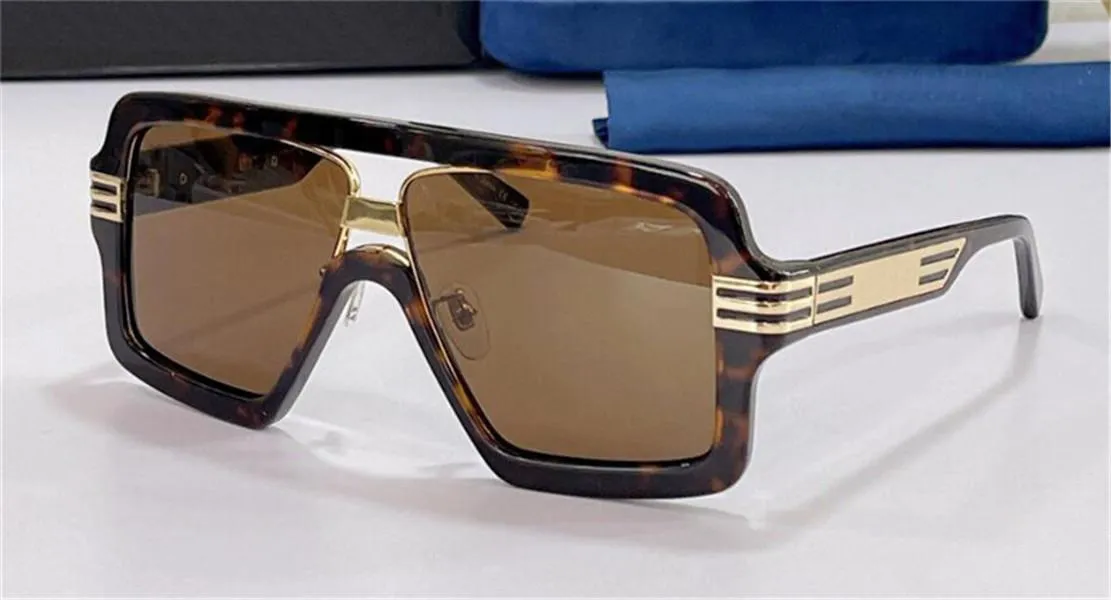 Novos óculos de sol de design de moda 0900S Quadro quadrado de vanguarda de vanguarda estilo gágue de galo de gato de verão de verão UV400 de vidro de proteção Top Qual269t