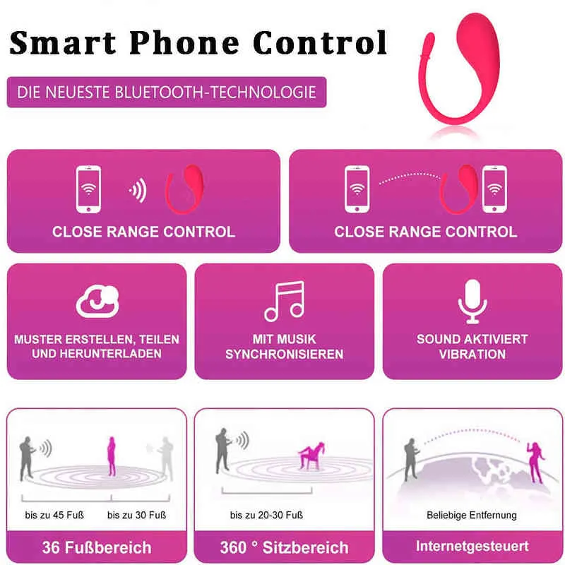 Nxy vibrators sex nieuwe bluetooth voor vrouwen draadloze app afstandsbediening Dildo vrouwelijke vibrator langeafstand vibrerende ei speelgoed 1220