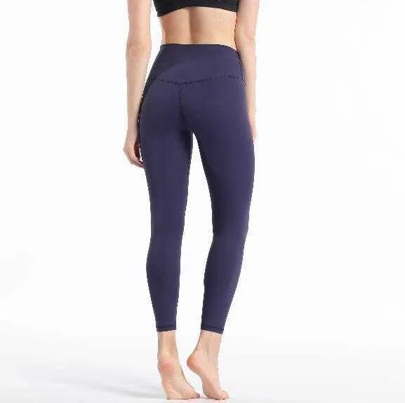 Vrouwen Sport Pant Tummy Control Shapewear Woman 7/8 Pant Stretch Fabric Super Quality Pant Sports Leggings 210820