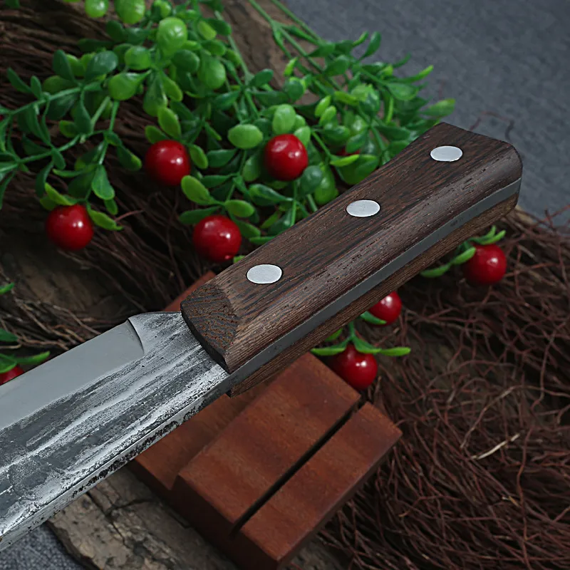 Handschmied Knochenhackungsmesser Küchenchef Messer Kleber Schneiden mit Holzgriff Chinesisch Fleischmesser Metzger Outdoors Werkzeuge 96455597
