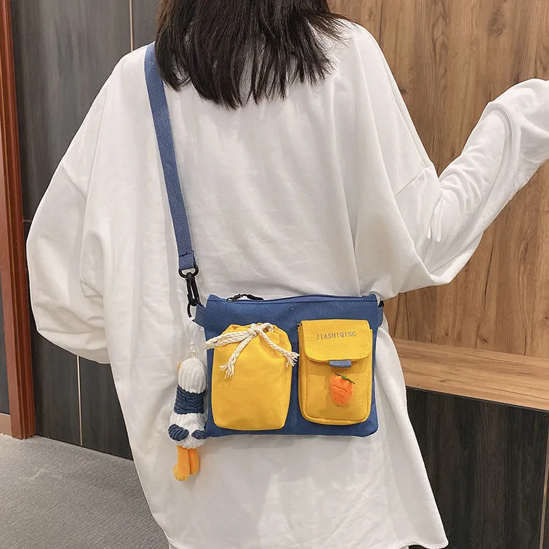 Shoppings Super Popular Nicho Saco de Compras Feminino 2021 Novo Popular Online Vermelho Estilo Coreano All-Match Alunhos Saco de Compras