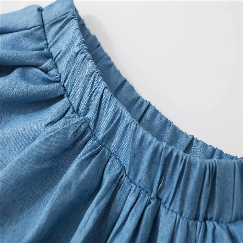 Hoppmätare Ankomst Flickor Kläder uppsättningar Topp + Kjol Fashion Barn 2 st Set Outfits med Rainbow Applique Sälj 210529