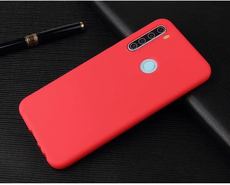 Przypadki do Redmi Note 8 Candy Color Case dla Xiaomi Redmi Uwaga 8 Matowa Silikonowa miękka pokrywa Redmi Note8 Matowe Miękkie obudowy