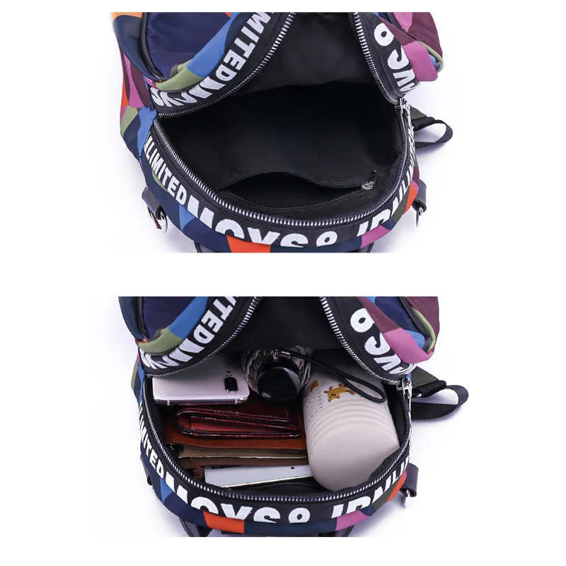 Moda colorida mini mochila mujeres lindo pequeño paquete trasero diseñador de alta calidad adolescentes niñas mochilas monederos mochilas para mujer 210911