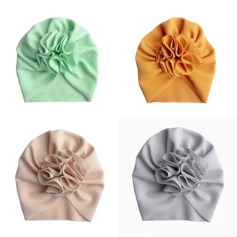 Simpatici cappelli con fascia capelli con fiocco grande Cappellini elastici bambini bambini Copricapo con turbante di girasole Accessori capelli con nodo a fiocco