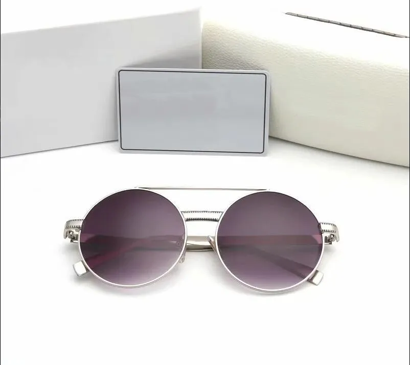 Occhiali da sole 2210 di design in stile classico in metallo uomo e donna con occhiali neutri wireframe decorativi2020