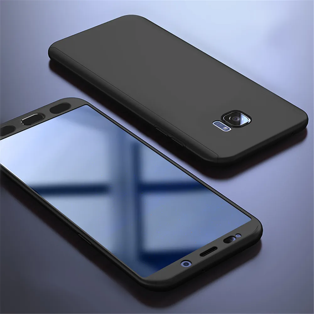 360 custodie a protezione completa Samsung Galaxy Note 9 S6 S7 Edge S8 S9 S10 Plus A6 A7 A8 2018 A51 A71 A70 A50 A40 S20 S Cover in vetro