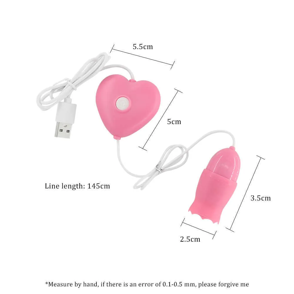 Exvoid 12 hastigheter USB Power Clitoris Stimulator Tongue Oral Licking Vibrators Egg Vibrator Sex Toys For Women P08181236321