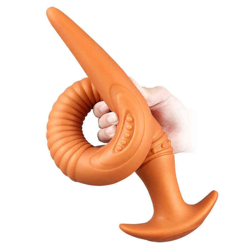 Nxy dildo's anale speelgoed paling plug masturbator voor mannen en vrouwen zachte silicagel diepe leuke achtertuin volwassen sex producten 0225