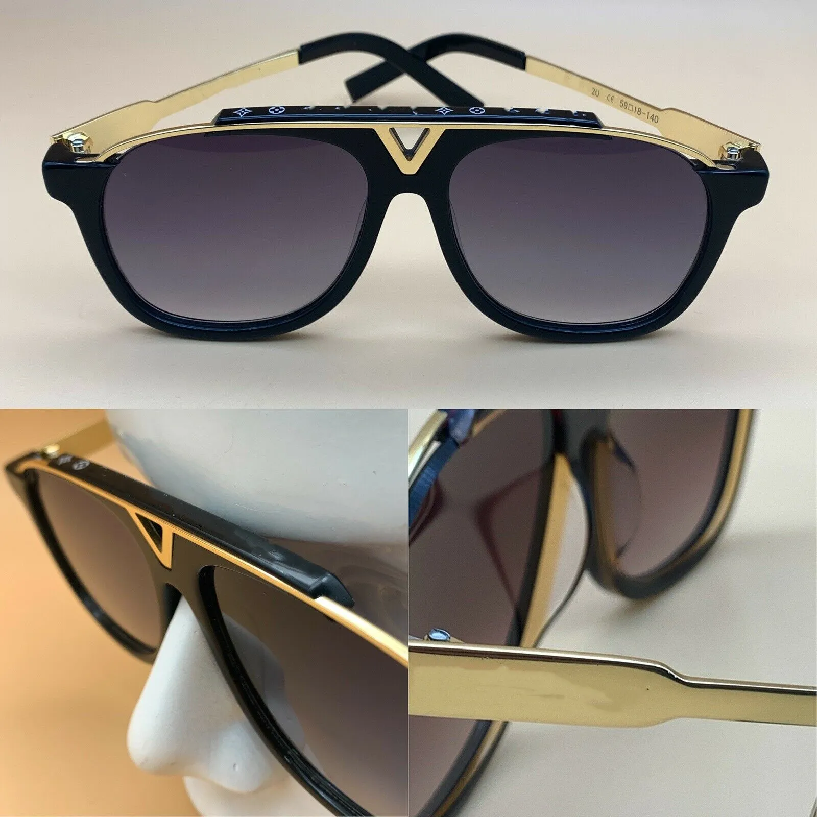 Les dernières ventes de mode populaire hommes femmes lunettes de soleil de créateur 0937 plaque carrée cadre de combinaison en métal de qualité supérieure anti-UV4002969