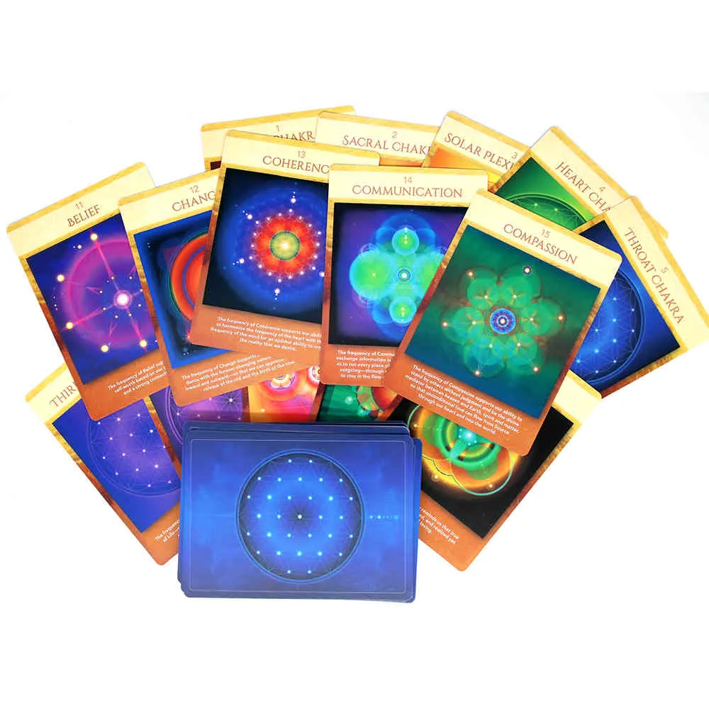 Geometria Sacra Attivazioni Oracoli Mazzo di Carte Inglese Regali di Famiglia Festa di Carte da Gioco Giochi da Tavolo Intrattenimento