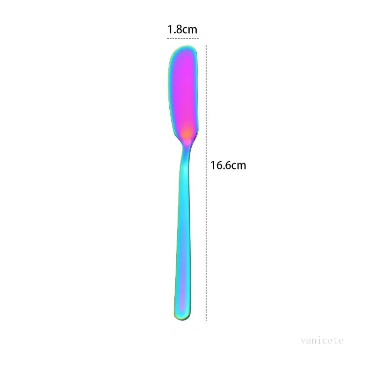 304 Paslanmaz Çelik Tereyağı Bıçağı Batı Sofra Reçel Bıçak Tereyağı Spatula Krem Dekorasyon Bıçağı Mutfak Aletleri T2I51783