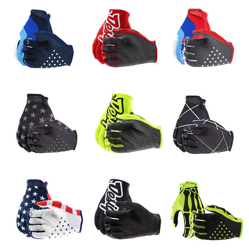 2020 New Racing Gloves Motorcycle Sports Bicycle Mountain Bike Full Finger Cycling Accessories H1022