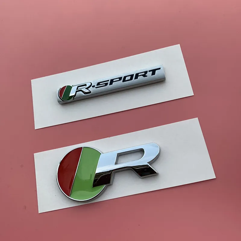 R Vermelho Red Badge R-Sport Bar Emblema para Jaguar Xe F-Pace Fender Trunk Car Styling De Retenção De Alto Desempenho De Alto Desempenho