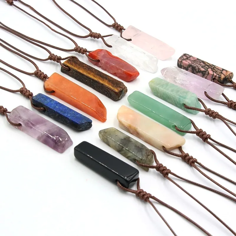 Raw Carnelian Pendant Necklace Natural Stone Energy Healing Pendants Jewelry Factory Outlet For Bulk Items Whole251f