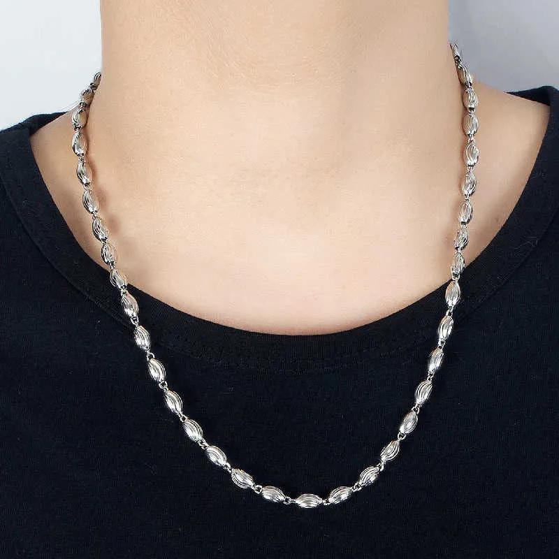 Kettingen kettingen platina plated heren grote O-vormige ketting ketting heren dames lange trui ketting hoek ketting 3mm