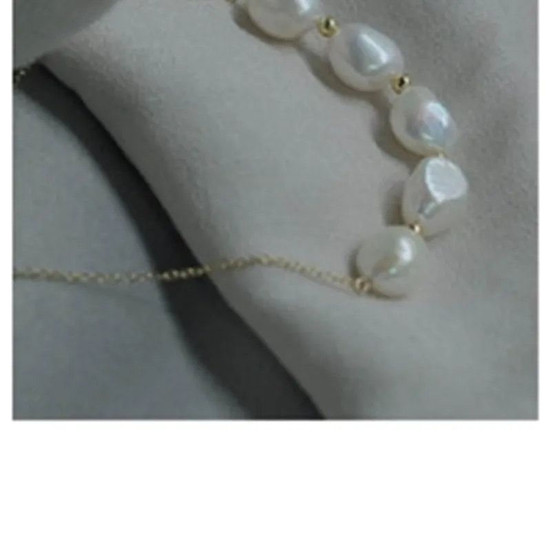 Pendientes de oro de 18 quilates con perlas barrocas de color blanco a la moda, joyería de cultivo, abalorio Aurora, personalidad fascinante Diy Noble