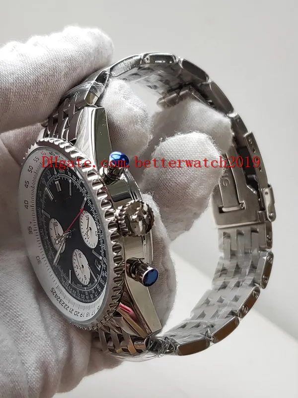 2 Kolor Sprzedawanie zegarków męskich Watch Watch 45 mm Navitimer AB031021 BF77 453A Chronograph Working Quartz Fold Stael ze stali nierdzewnej 202333T