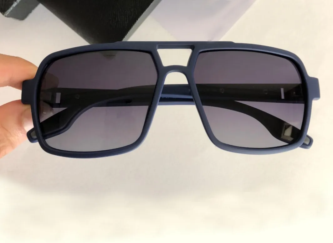 01X Occhiali da sole polarizzati neri opachi grigi Occhiali da sole sportivi da uomo Occhiali da sole moda Accessori occhiali UV400 con scatola288v