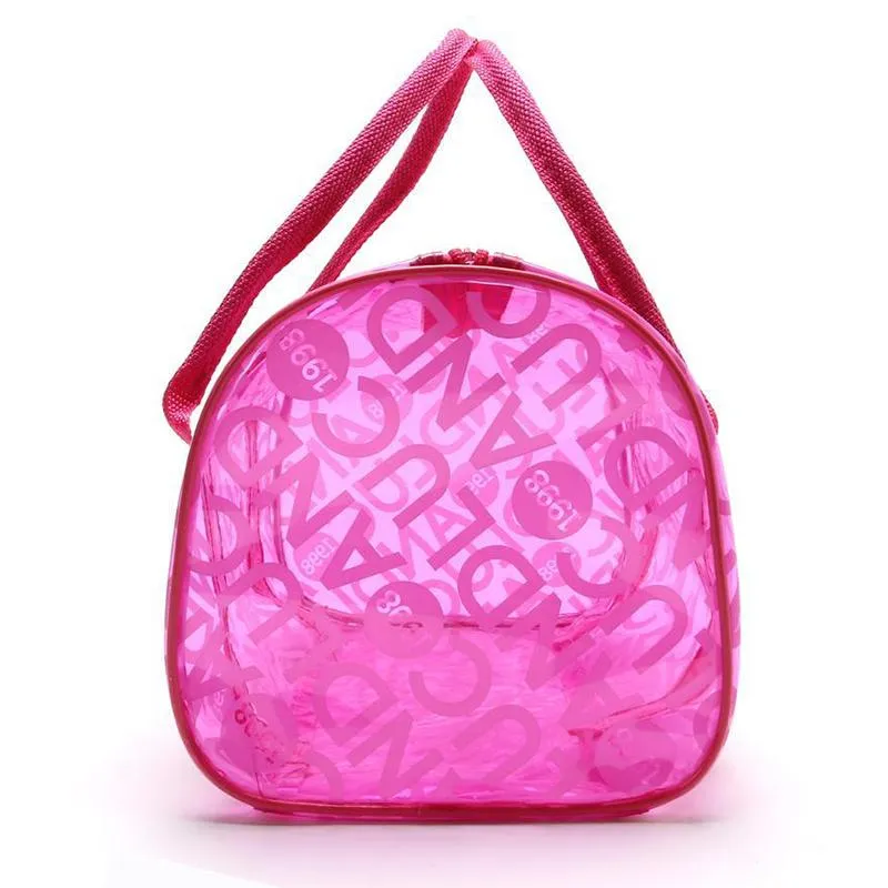 Вечерние сумки женщины лето конфеты Clive Beach Tote Tote большой полоса ПВХ плавательная сумочка желе bag249s