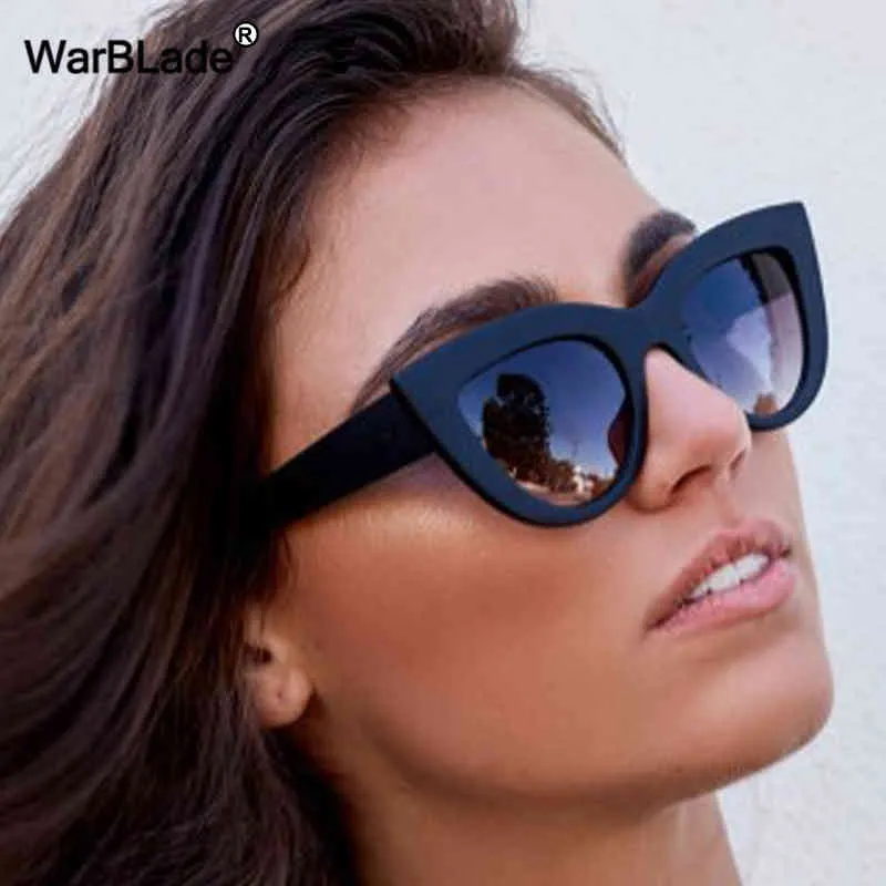 Vintage Cat Eye Solglasögon Retro Women Brand Designer Sun Glasses Fashion Female Outdoor Travel Eyewear UV400 OCULOS DE SOL262V