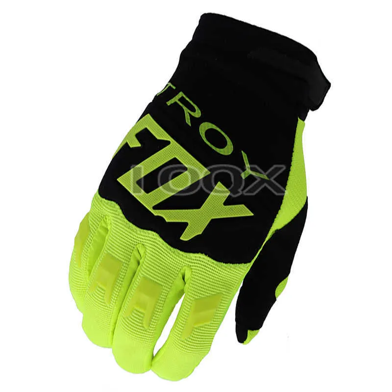 Gants de course Motocross MX, Scooter, Moto de rue, Enduro, vélo de montagne, cyclisme tout-terrain, gants noirs complets H1022