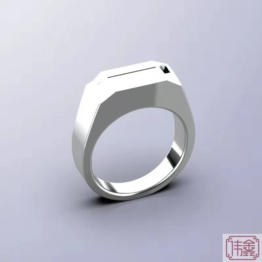 Terceira geração de aço titânio autodefesa faca ao ar livre popular jóias função anel pode ser usado para carro janela quebrada 238f